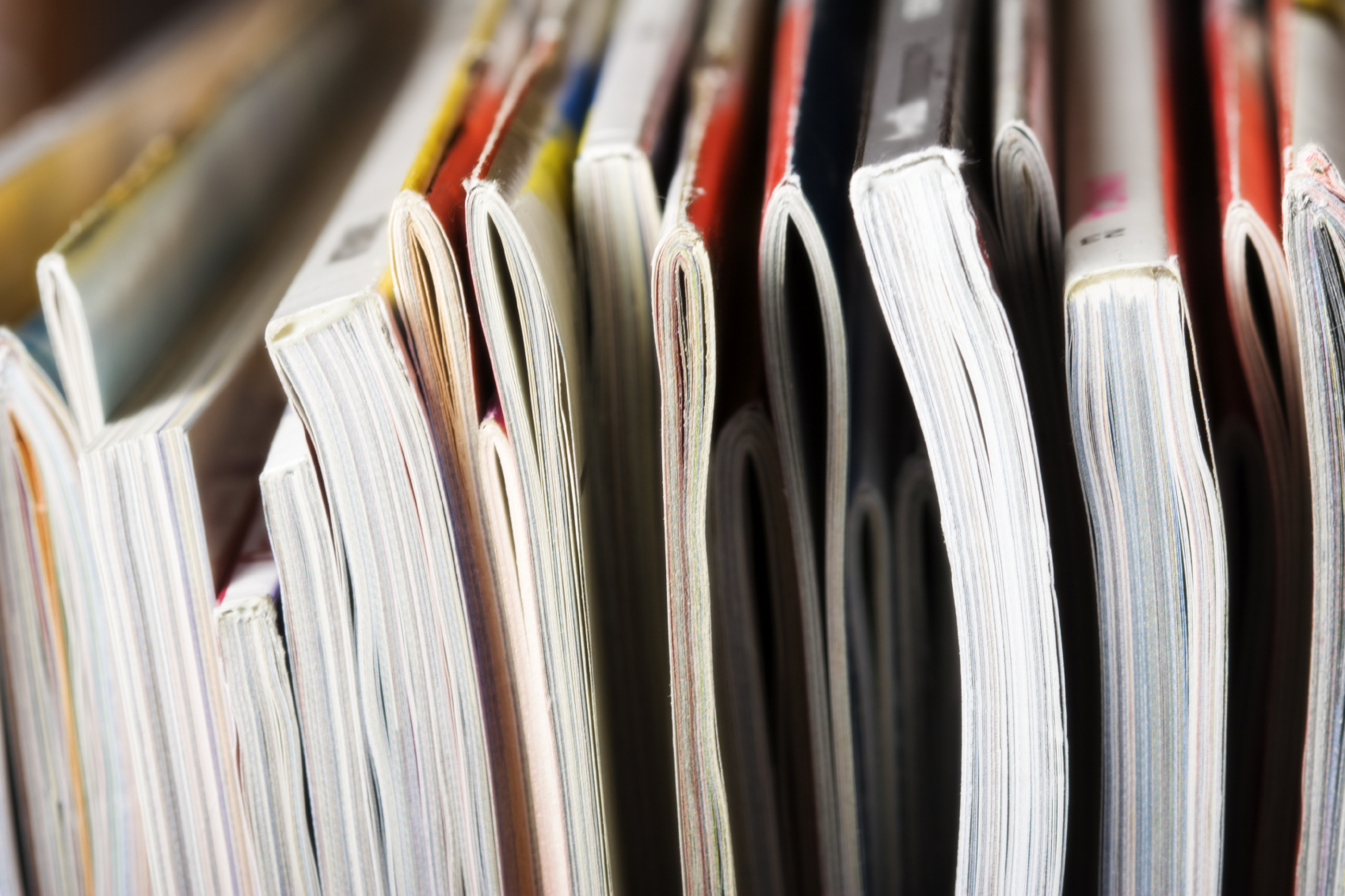 Stack of magazines Stack of magazines