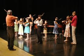 9-violin students